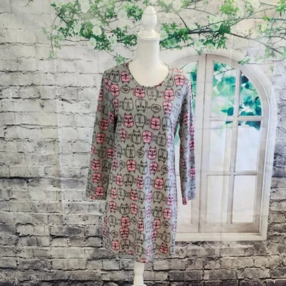 Flannel Kitty Nightgown